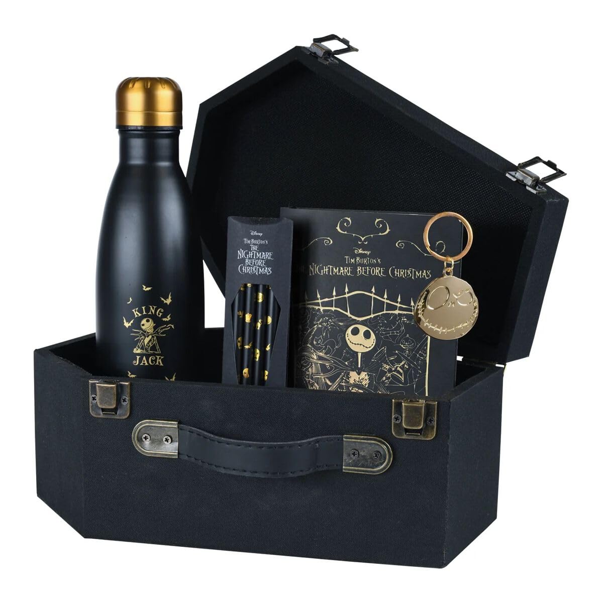 The Nightmare Before Christmas L'Étrange Noël De Monsieur Jack Jack Skellington - Coffret Cadeua Premium Indifférent Fan Package noir/​or