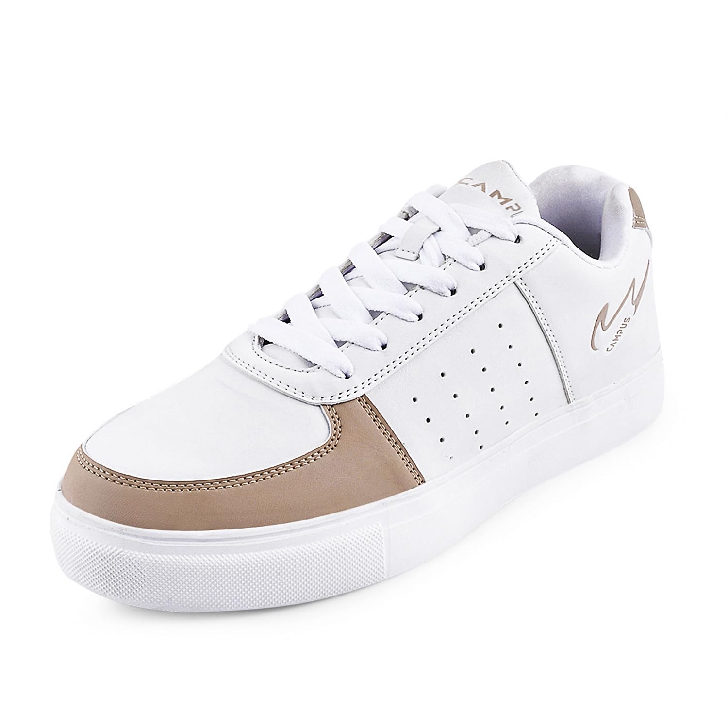 Campus Camp Denver Womens Sneakers | Stylish White Sneakers for Women | Supportive Memory Tech Lite Insole with Water-Resistant Upper (B0BSR3KMH6) Amazon Price History, Amazon Price Tracker