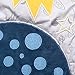 Trend Lab Galaxy 3 Piece Crib Bedding Set, Can Be Used As A Blanket Or A Playmat for Tummy Time, Includes Quilt, Fitted Crib Sheet and Skirt