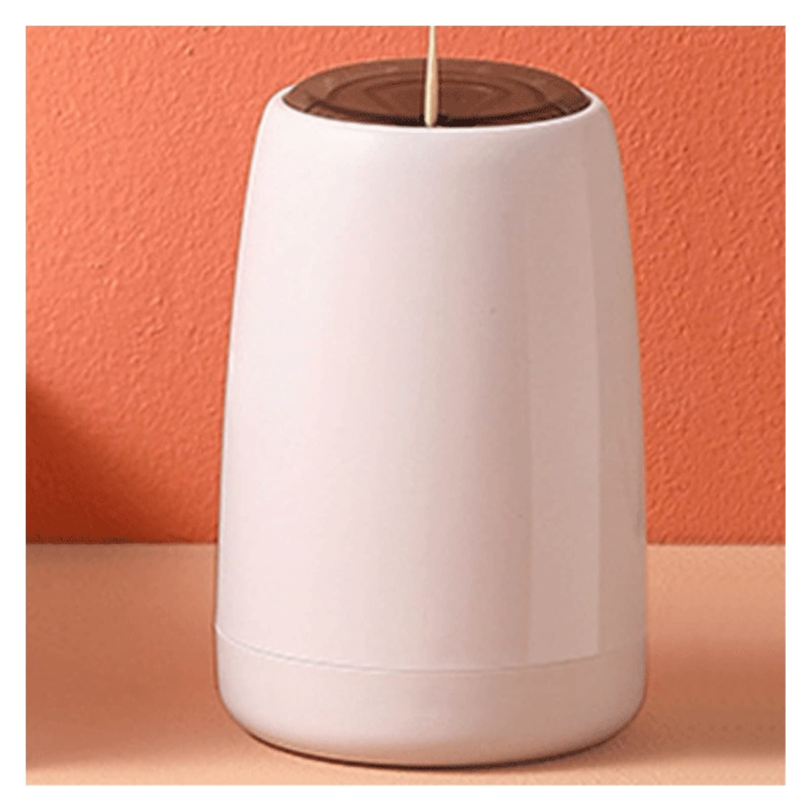 AYCDL Automatic Toothpick Holder Box Portable Toothpick Container Toothpick Dispenser Home Table Toothpick Storage Box Toothpicks,Black-6 * 9.3cm