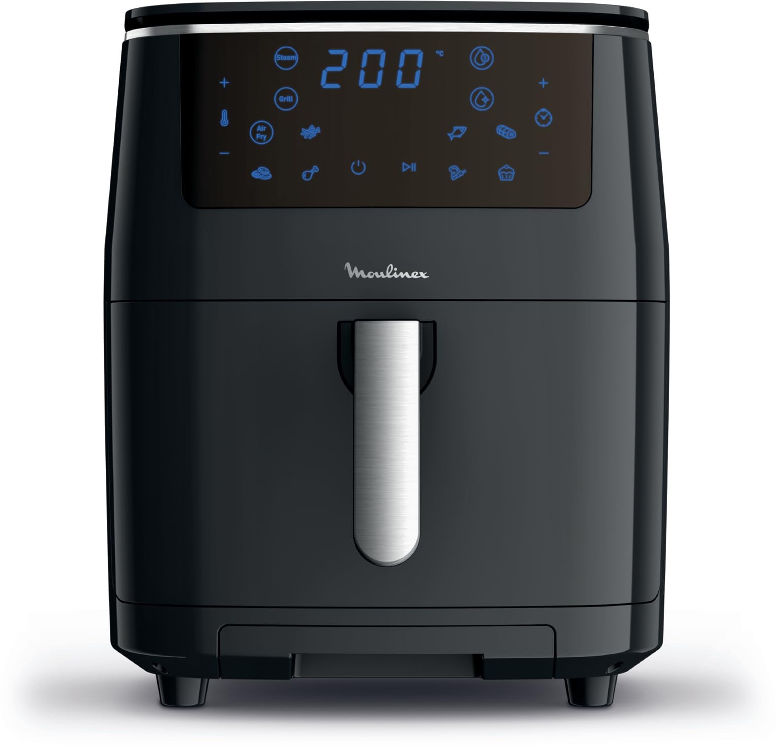 Easy Fry Grill & Steam, 3 in 1, Friggitrice ad Aria + Griglia + Vaporiera, 7 Programmi Automatici, Temperatura Regolabile, Capacità 6.5 L, Timer AL2018