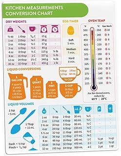 EatingBiting Kitchen Conversion Chart Fridge Magnet Imperial Metric to Standard Conversion Chart Decor Cooking Measurements for Food Baking Supplies