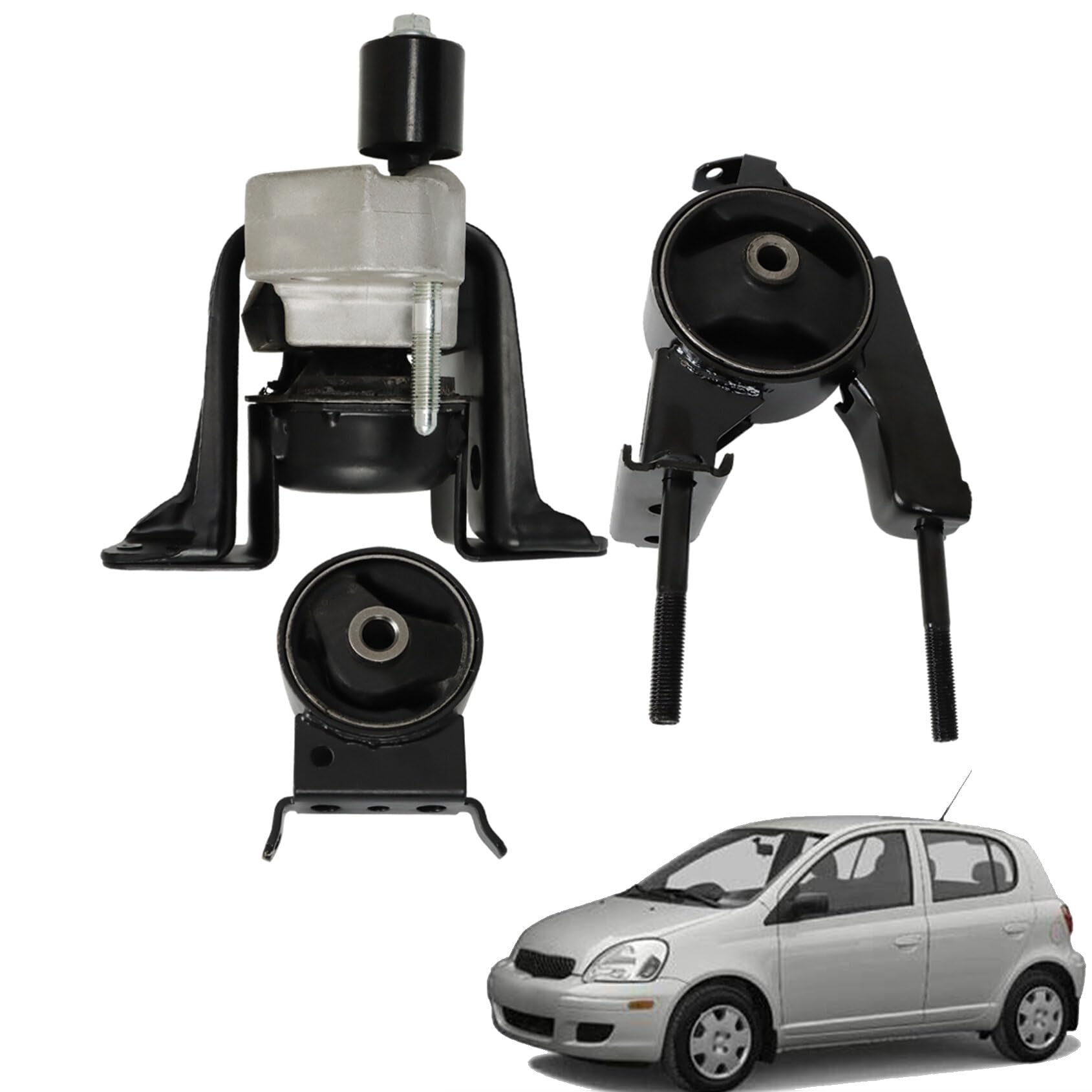 ANTUKO 3Pcs Engine Motor & Transmission Mount Replacement for 2004