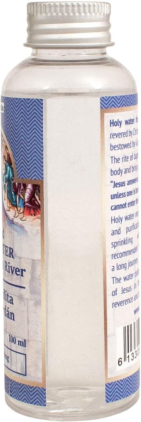 Blessed Authentic Bottle Set with Holy Water 8.4 fl.oz(100 ml) Souvenir from Jerusalem Holy Land Holy Soil Israel Earth 4,2oz (120 gr) Certificate Gift Spiritual Tierra Sagrada Christian