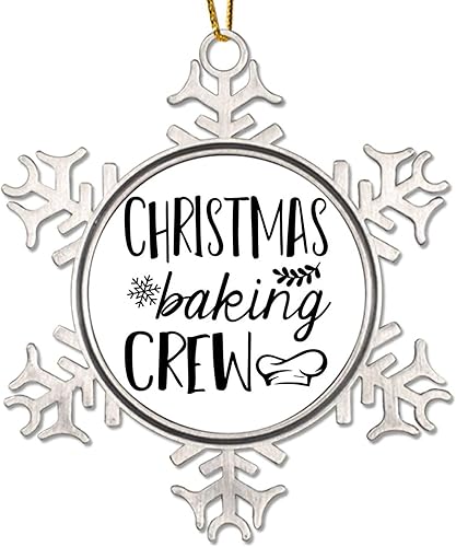 Vista 43 de Adorno de Navidad de metal para feliz año nuevo Yall, adornos de Navidad de metal, citas divertidas de Navidad, adornos colgantes decorativos de 3