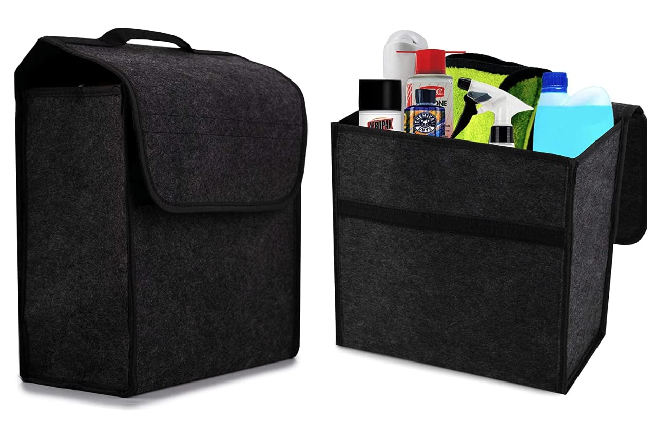 Alaystar Premium Non Slip Car Trunk Boot Tidy Organiser- Long Lasting Tall Boot Organizer