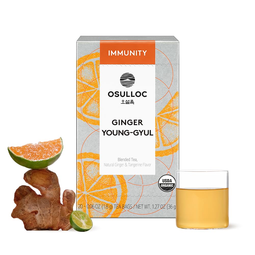 Amazon.com: OSULLOC Ginger Young-Gyul Tea, Green Tea with