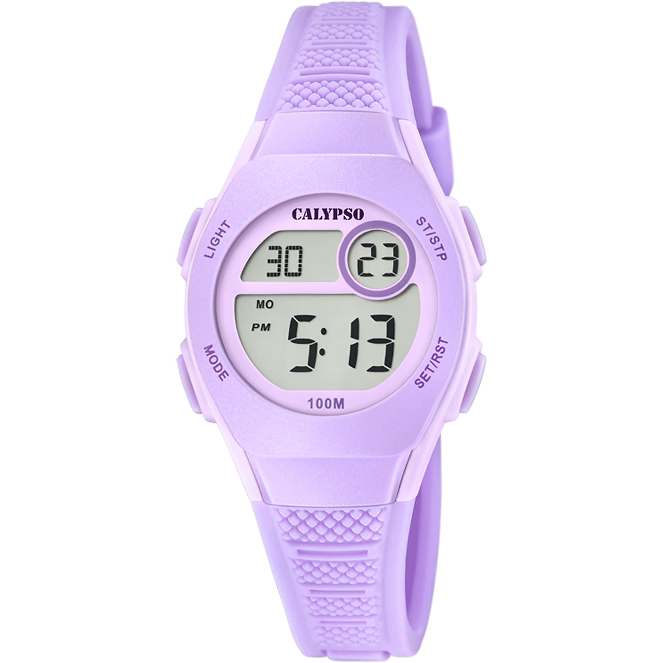 CALYPSO Reloj Infantil K5831/4 Junior Collection Caja de Caucho Multi Correa de Caucho Morado