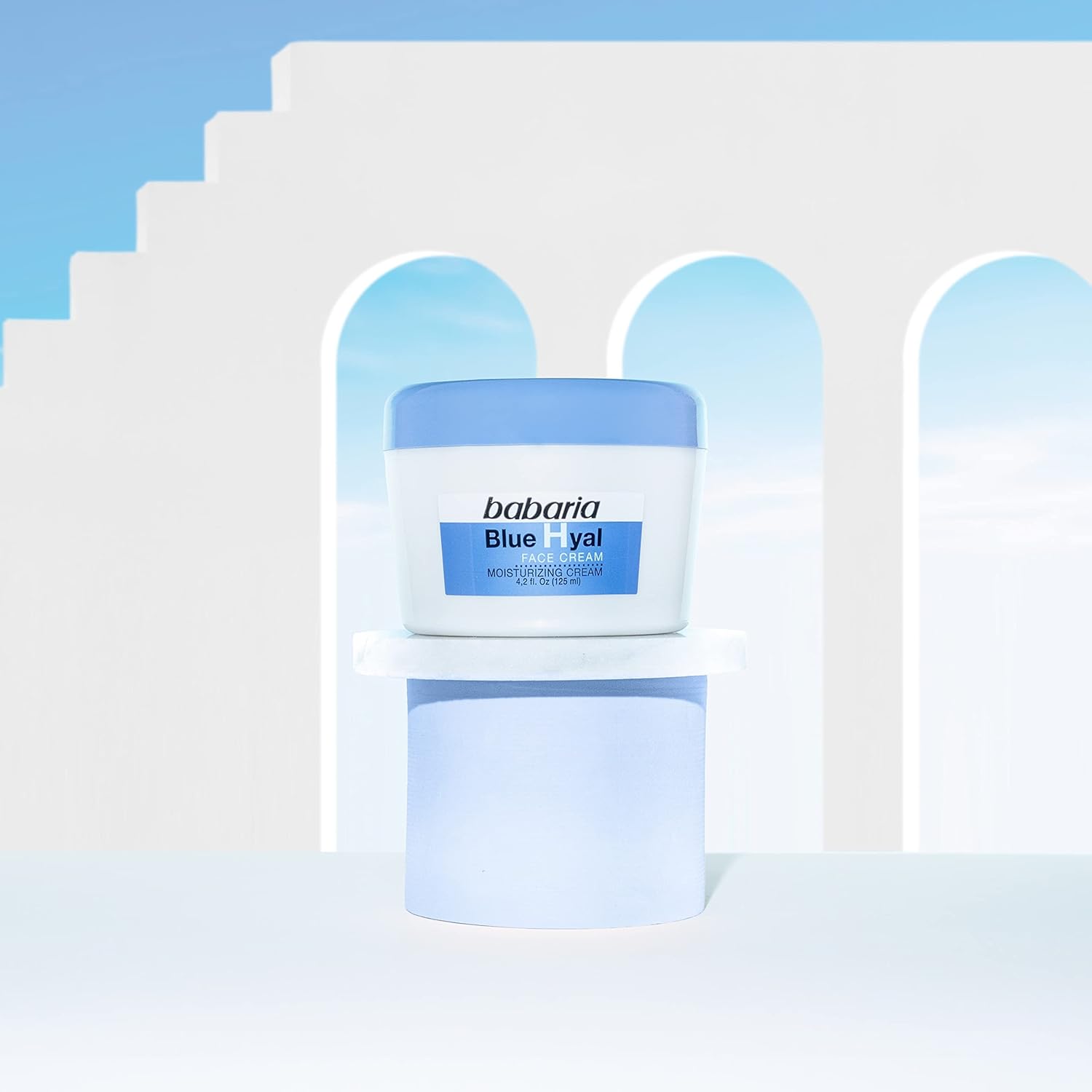 Babaria Hyaluronic Acid Face Cream - Intensely Hydrates and Smooths Your Epidermis - Provides Hydration and Reduced Flaccidity - Reduces Wrinkles and Fine Lines - Suitable for All Skin Types - 4.2 oz - Image 5