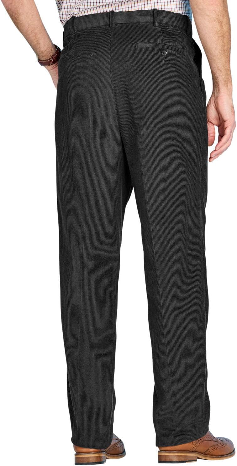 Chums Men's HIGH-Rise Pants Luxury Cotton Corduroy Trousers - Image 7