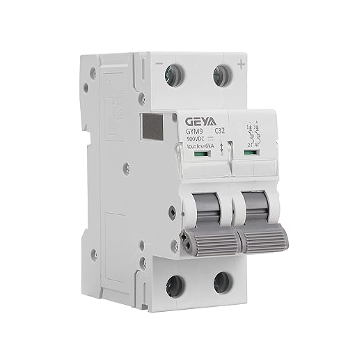 Vista 14 de GEYA Mini disyuntor CC, carril DIN 6KA DC MCB (2P 40A 500VDC)