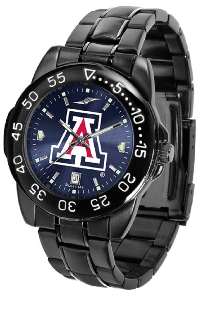 SunTime Collegiate Fantom Sport Anochrome Premium Mens Watch with Gunmetal Band (Arizona)