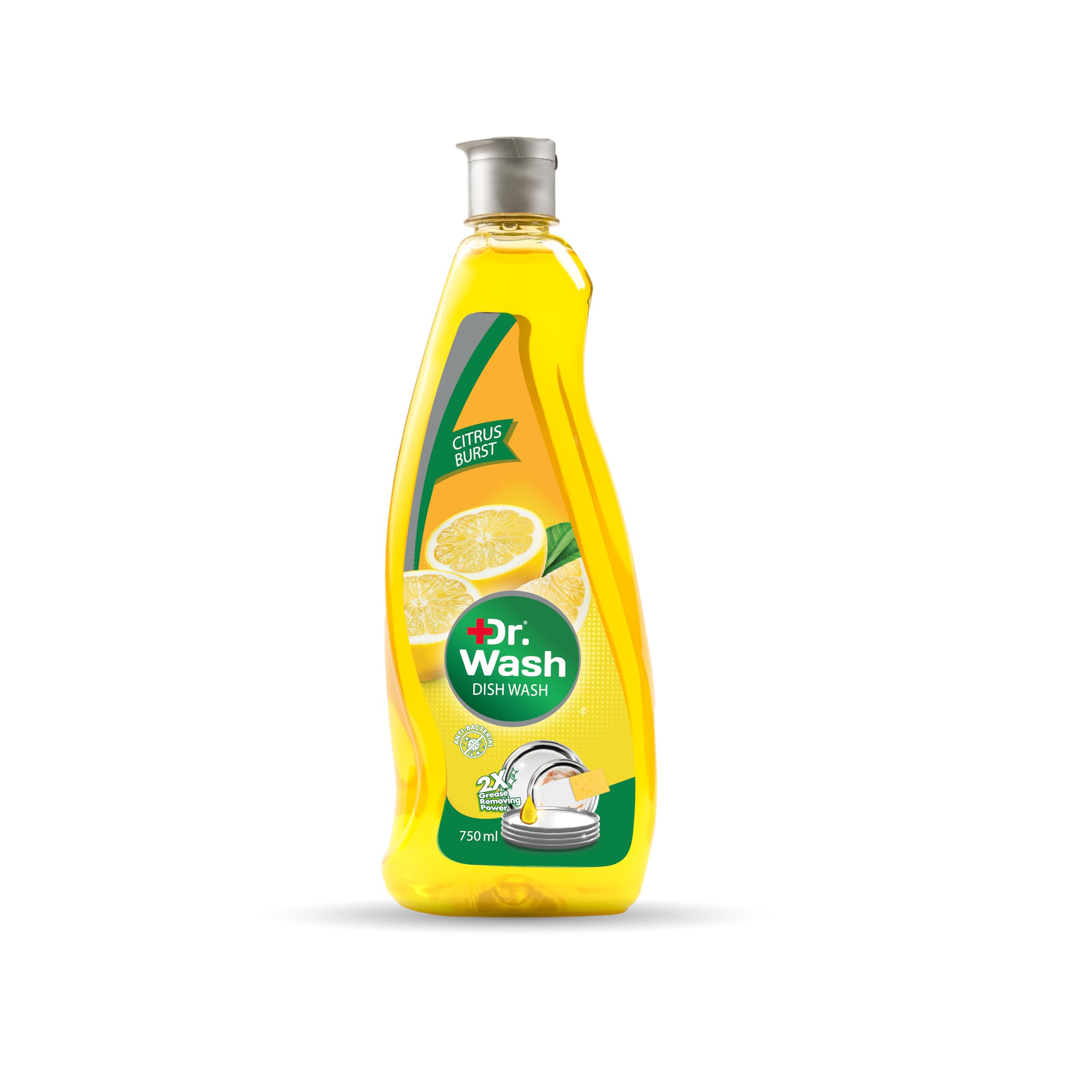 Dishwash Liquid gel with Lemon Extract, 750 ml, Natural Anti-bacterial Formula, Remove Tough Grime, Kills Bacteria, Sanitizes the utensils with Extra Shine, Gentle on Hands-image-27