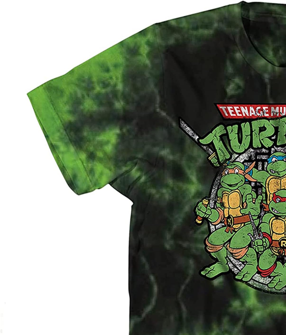 Mens Ninja Turtles Group Shirt - Straight from The Sewer - TMNT Throwback Classic Multiprint T-Shirt