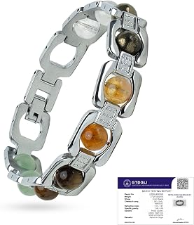 Astrotalk Metal Dhan Yog Bracelet | Attracts Wealth & Financial Prosperity | Pyrite, Citrine, Tiger Eye, Quartz,Hematite &... Price In India