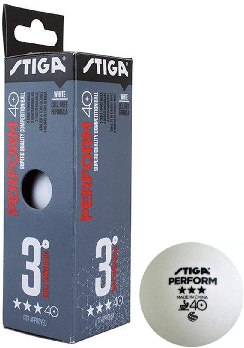 Stiga Aluminum Cup Table Tennis Ball, Size Pack of 6 (Orange) Amazon