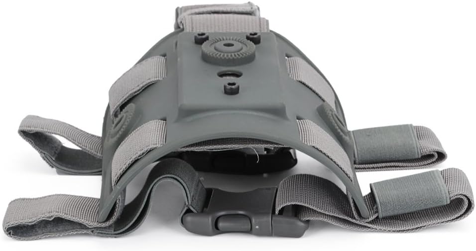 Tactical MOLLE Thigh Drop Leg Platform Holster Bag Pouch for Left/Right Leg Airsoft Hunting Gear