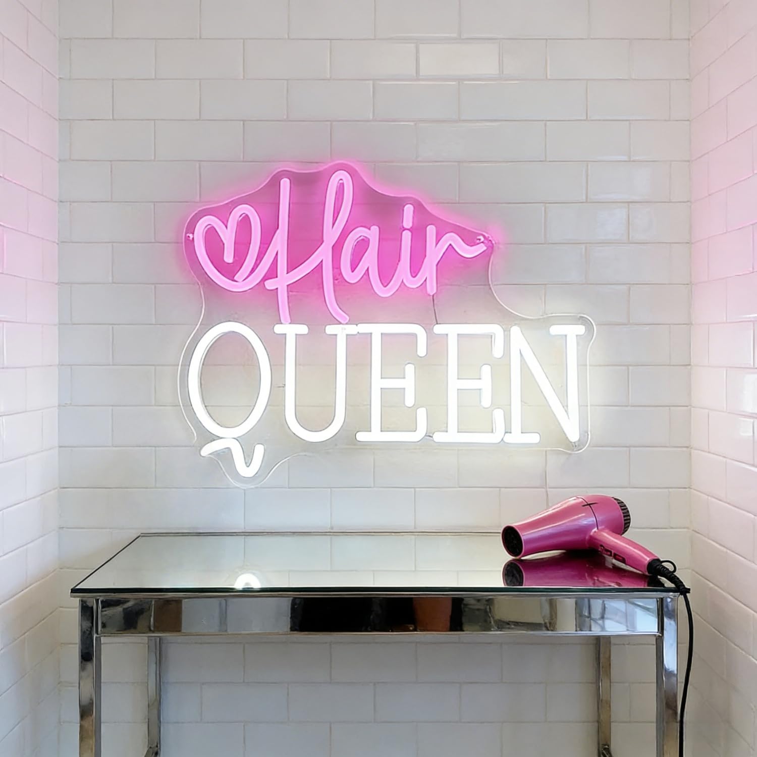 Barber Shop Neon Signs for Wall Decor: LED Barber Neon Lights Business Sign, Suitable for Hair Salon Art Decor, Gift for Family Friends Boys