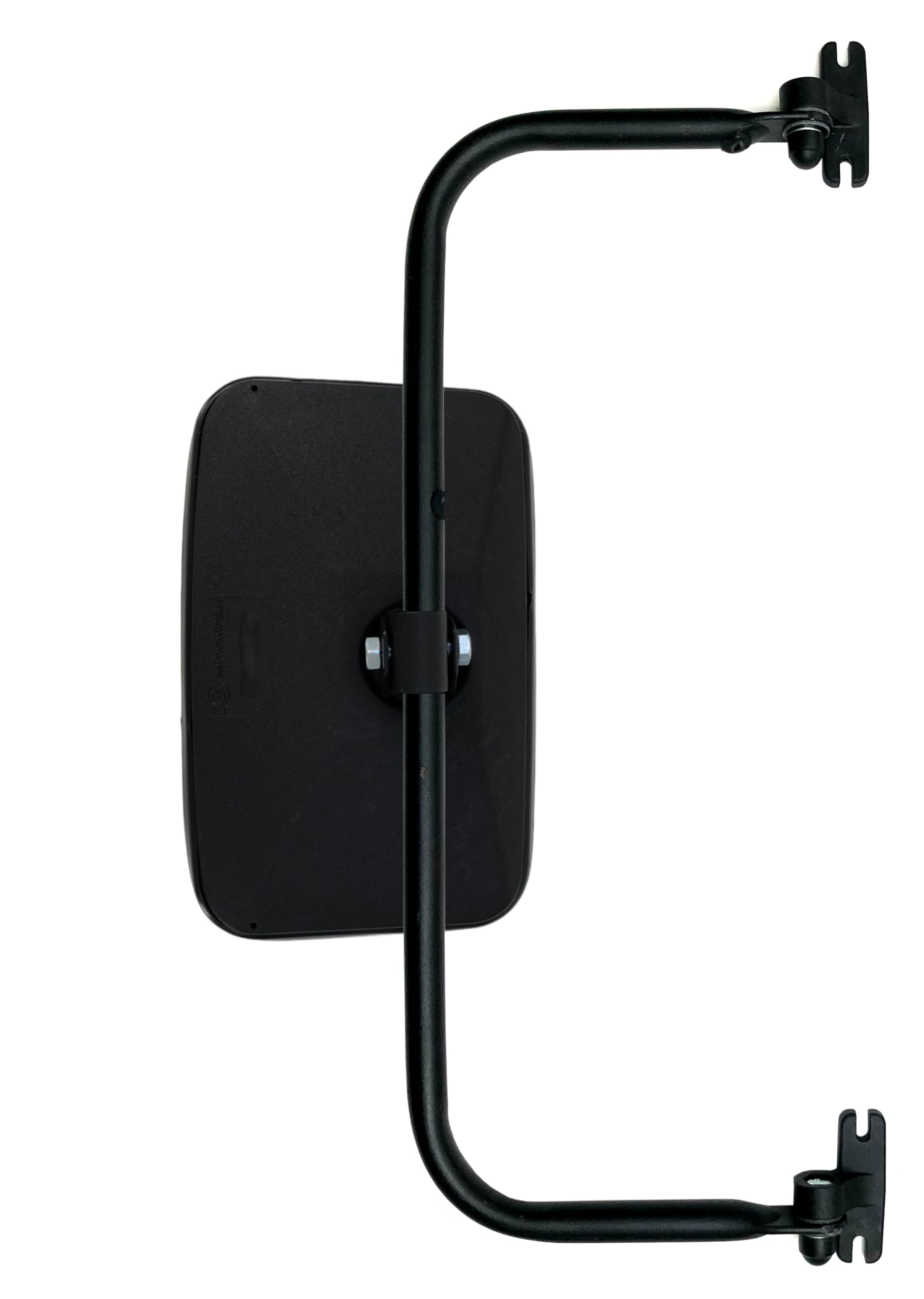 Specchietto retrovisore esterno 250 x 165 mm R1800 Ø10, Ø15 e Ø18 mm E20 e supporto specchio per camion trattore escavatore