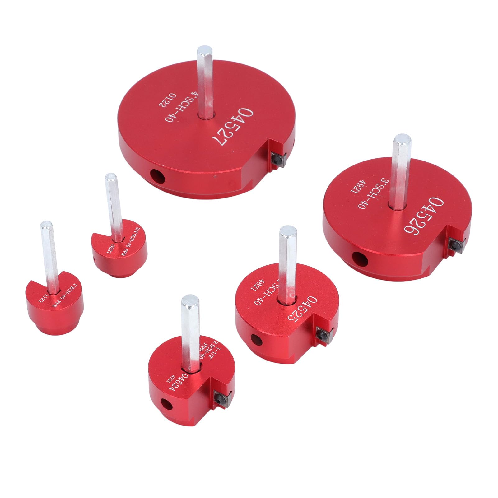 Outil de Coupe D'alésoir de Tuyau en PVC, Kit de Nettoyage de Douilles de Raccord en Aluminium