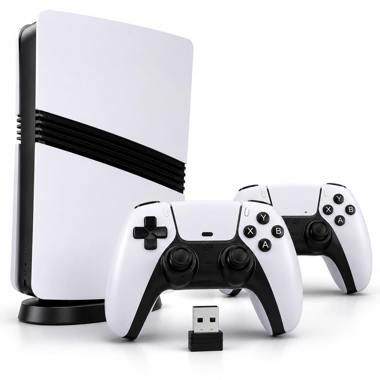 4K Retro Game Console for TV | 22,000+ Built-in Games | 23 Emulators | Plug & Play Gaming Stick | Dual Wireless Controll