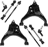 Vista 1004 de Detroit Axle - Kit de suspensión frontal de 8 piezas para Dodge Journey 2009-2015, 2 brazos de control inferiores, 2 rótulas, 2 varillas