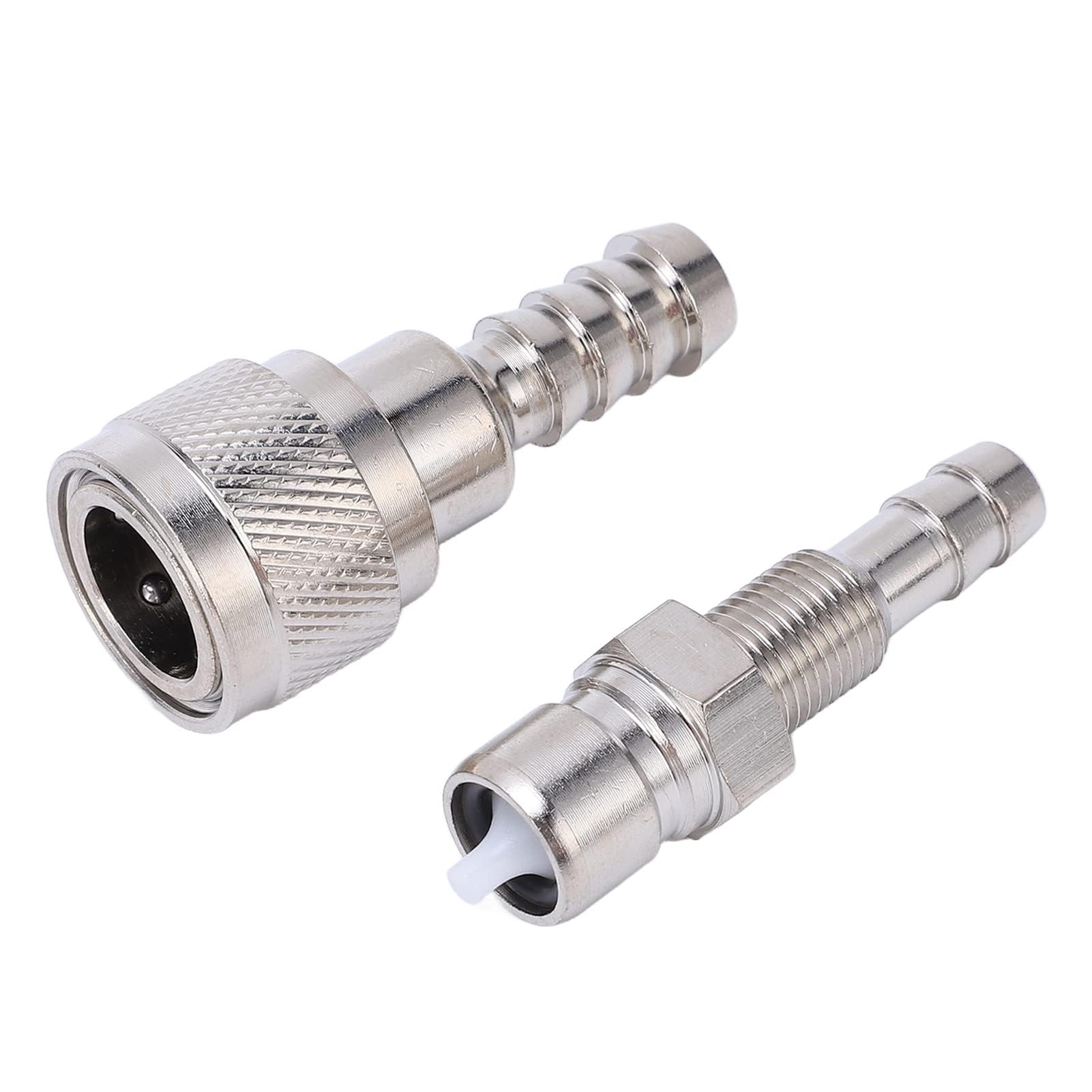 Ejoyous Connecteur de Carburant de Carburant de Bateau Connecteur de Hors-Bord de Marin 2PCS Alliage MÉTAL 5/16 Pouces 8 Mm Femelle Mâle Remplacement de 5 Ch à 90 Ch Accessoires de Moteur