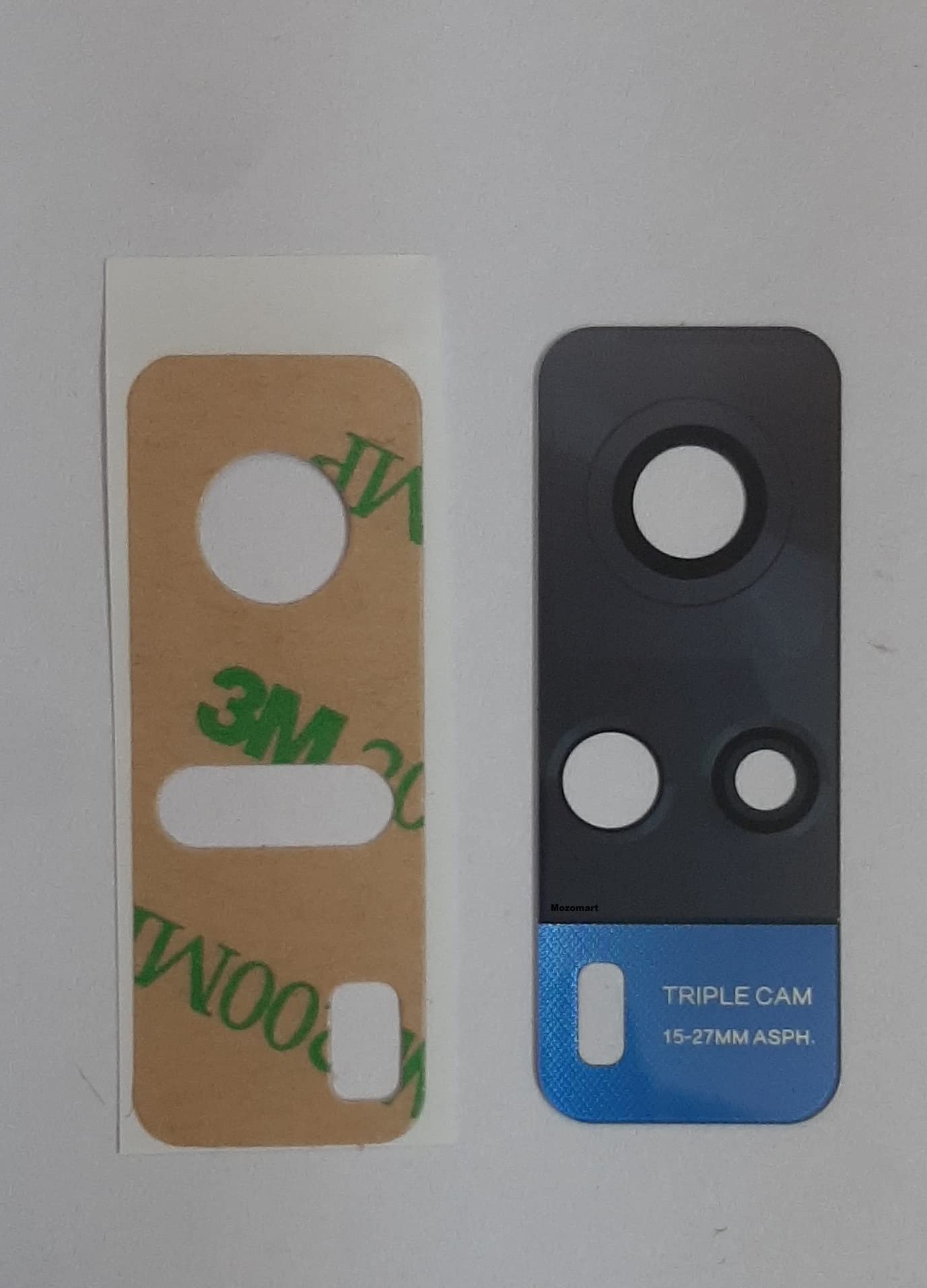 MozomartBack Camera Glass with Adhesive Sticker Compatible with Vivo Y51 2020 Blue