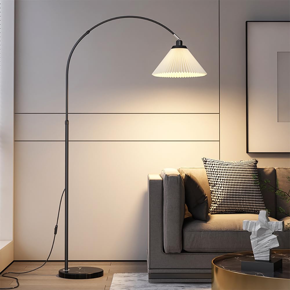 Lámpara de pie para sala de estar con luz LED eficiente y diseño nórdico 3