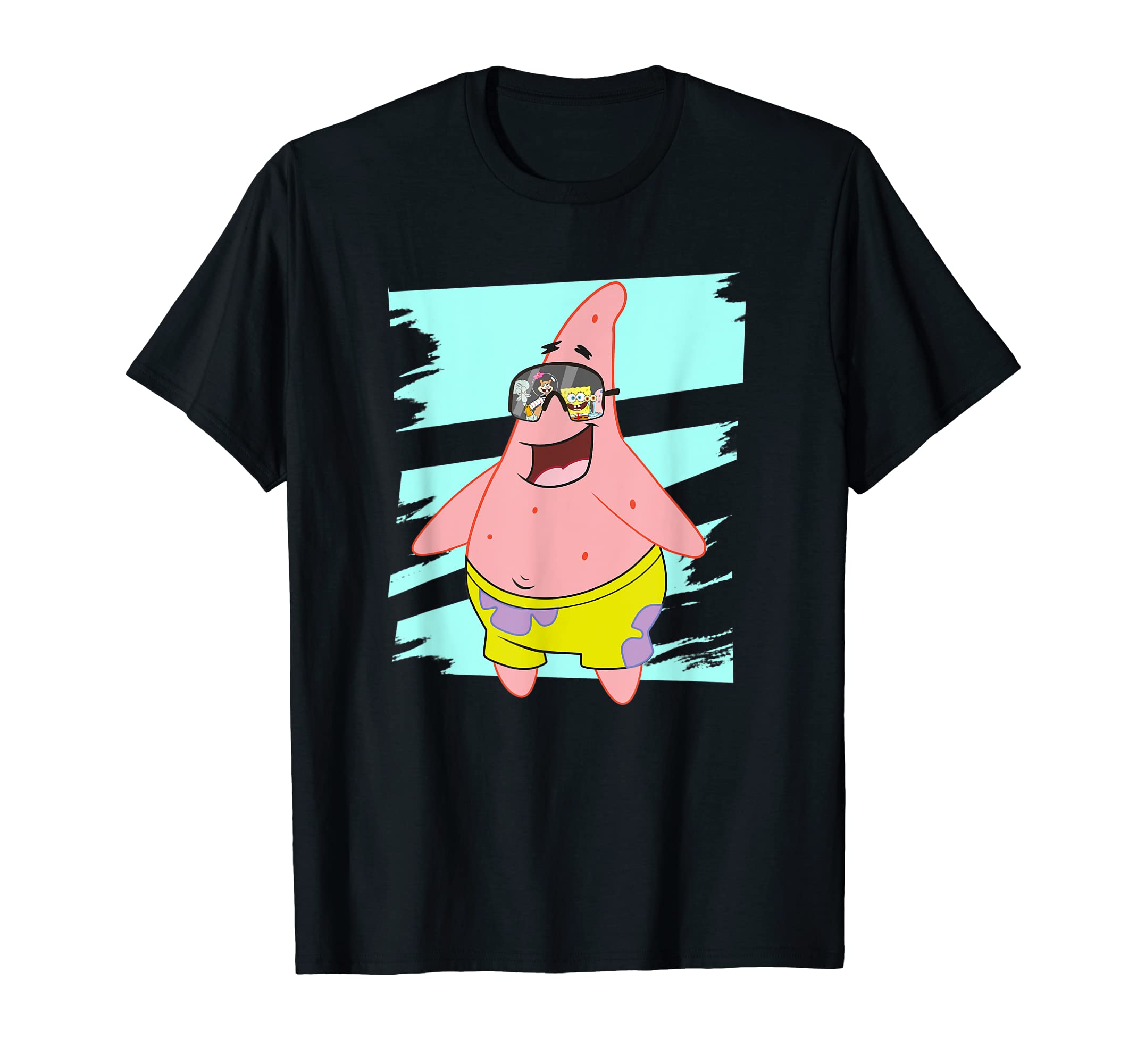 Shirt Patrick Star Sunglasses Western SpongeBob Relaxed Graphic Tee