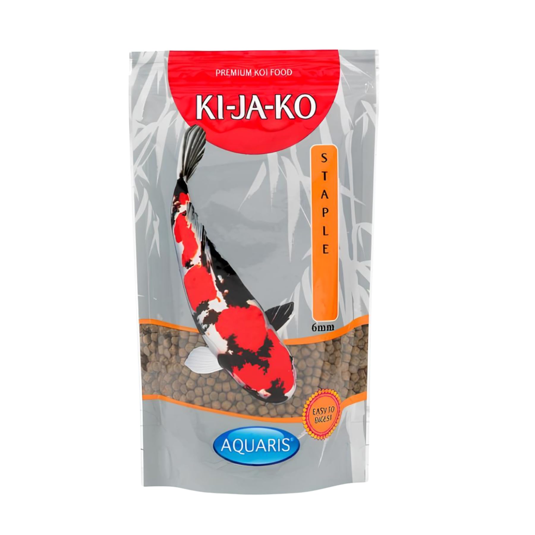 Staple Comida Flotante para Koi 10 kg, Gránulos 6 mm, Alimento Completo para Carpas Koi con Espirulina para Colores Vivos, Todo el Año, ISO22000/GMP+