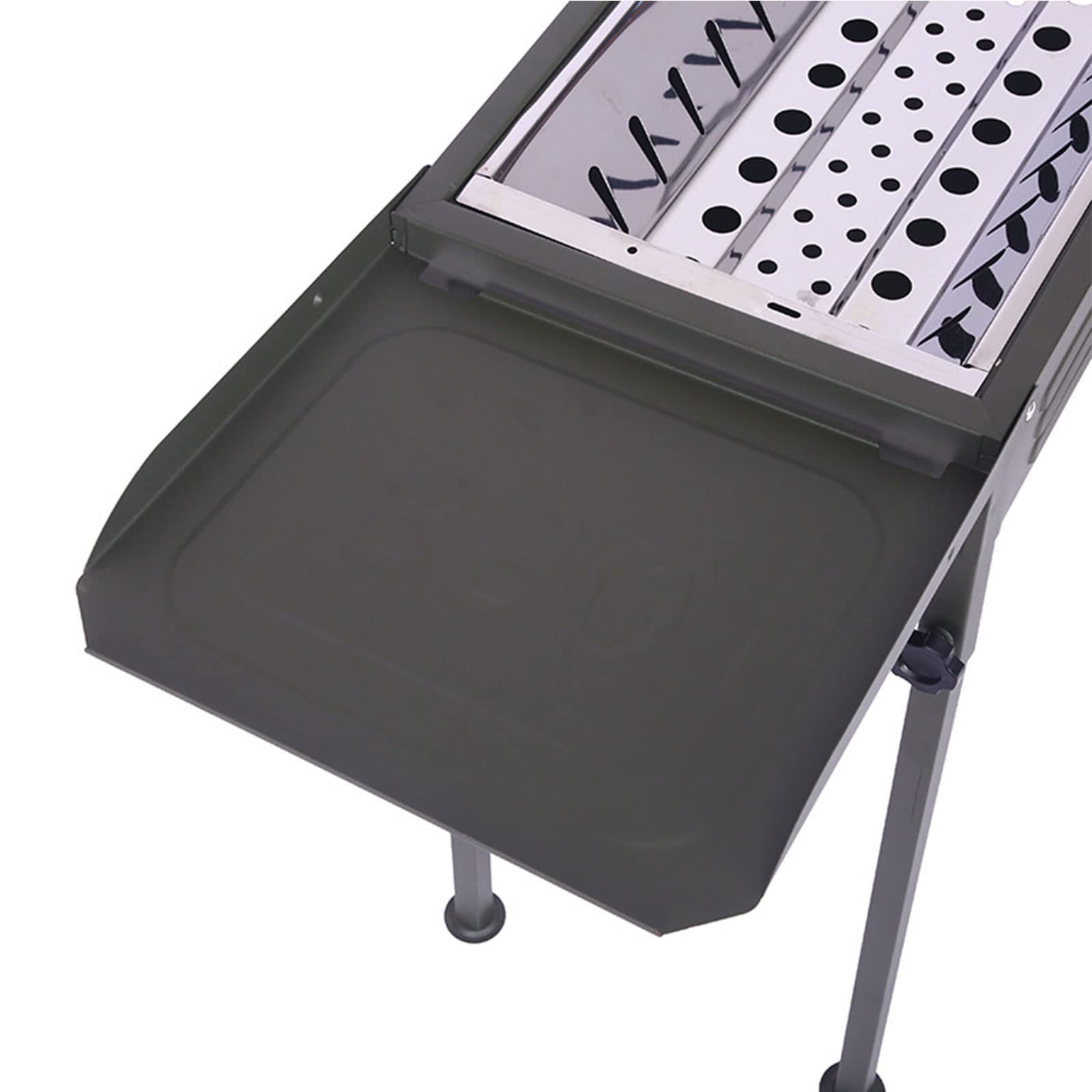 Supporto per barbecue, Griglia for falò all'aperto, pieghevole, facile da pulire, for barbecue, picnic, campeggio, patio, cortile, griglia cucina in acciaio inossidabile