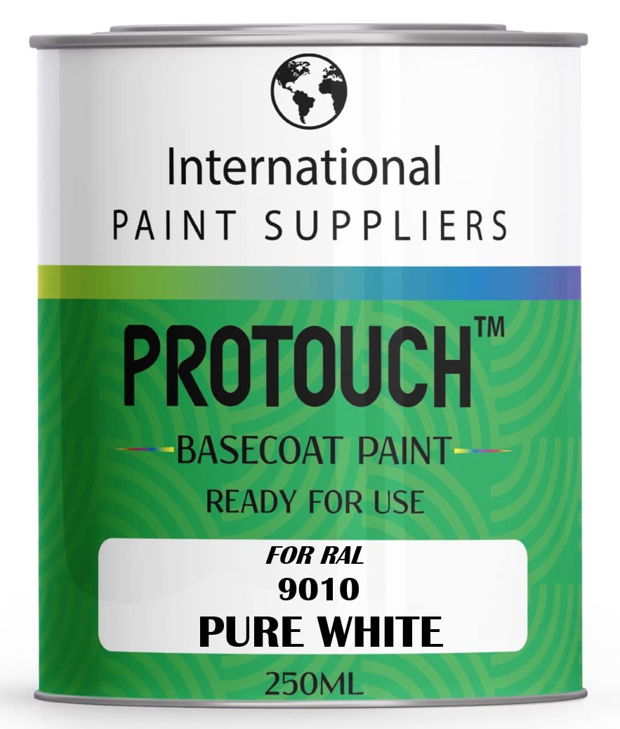 Protouch Pure White For Ral 9010 Basecoat Rfu Ready For Use Thinned Car Paint 250Ml Tin