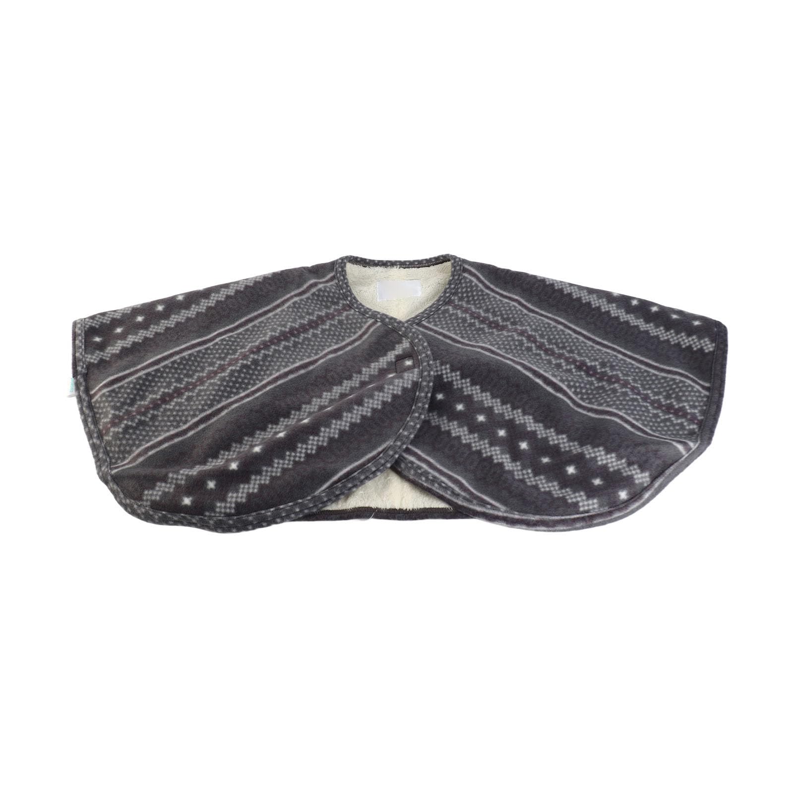 Uxsiya 38 * 90CM Shoulder Cape Double Sided Plush Shoulder Shawl Waistcoat Shawl for Winter Shoulder and Neck Warm