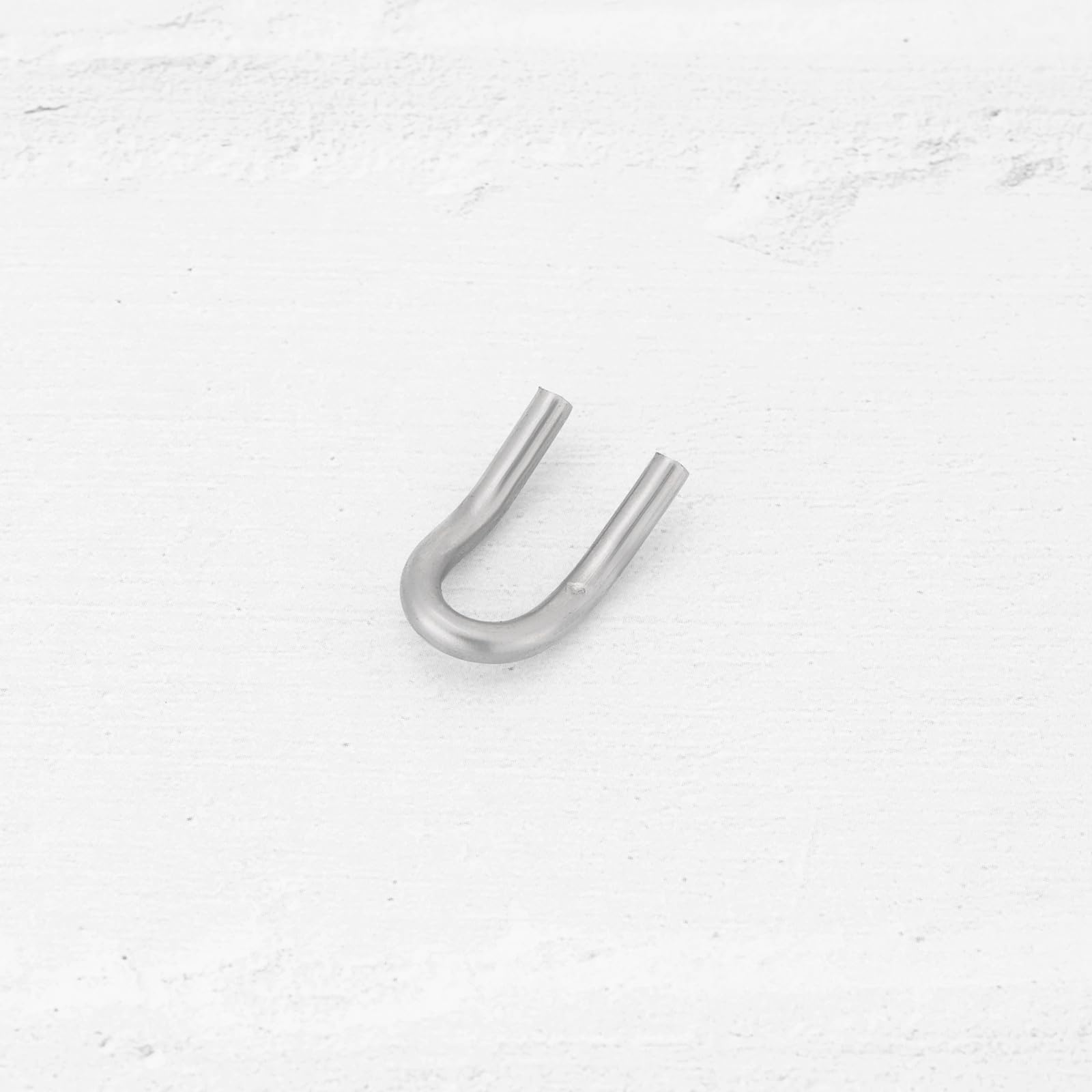 LT Easiyl 8pcs Linguette A Gancio A Molla in Acciaio Inossidabile 304 per Silenziatori di Scarico per Motociclette Ganci A U di Ricambio per Saldatura Linguette Ad Anello (2,2x1,3 Cm)