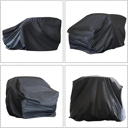 Miniatura 3 de 190T - Cubierta de almacenamiento para UTV de 2 a 3 plazas, lado a lado, 116.8 x 63 x 76.4 pulgadas, repuesto para Pioneer 1000