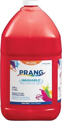 Miniatura 6 de PRANG Pintura de temperatura lavable lista para usar botella de 1 galón naranja 10602