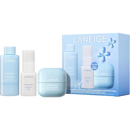 LANEIGE Water Bank Blue Hyaluronic Cream Moisturizer: Hydrating Korean Face Cream with Squalane & Ceramide for Skin Barrier Support, Dermatologist-Tested