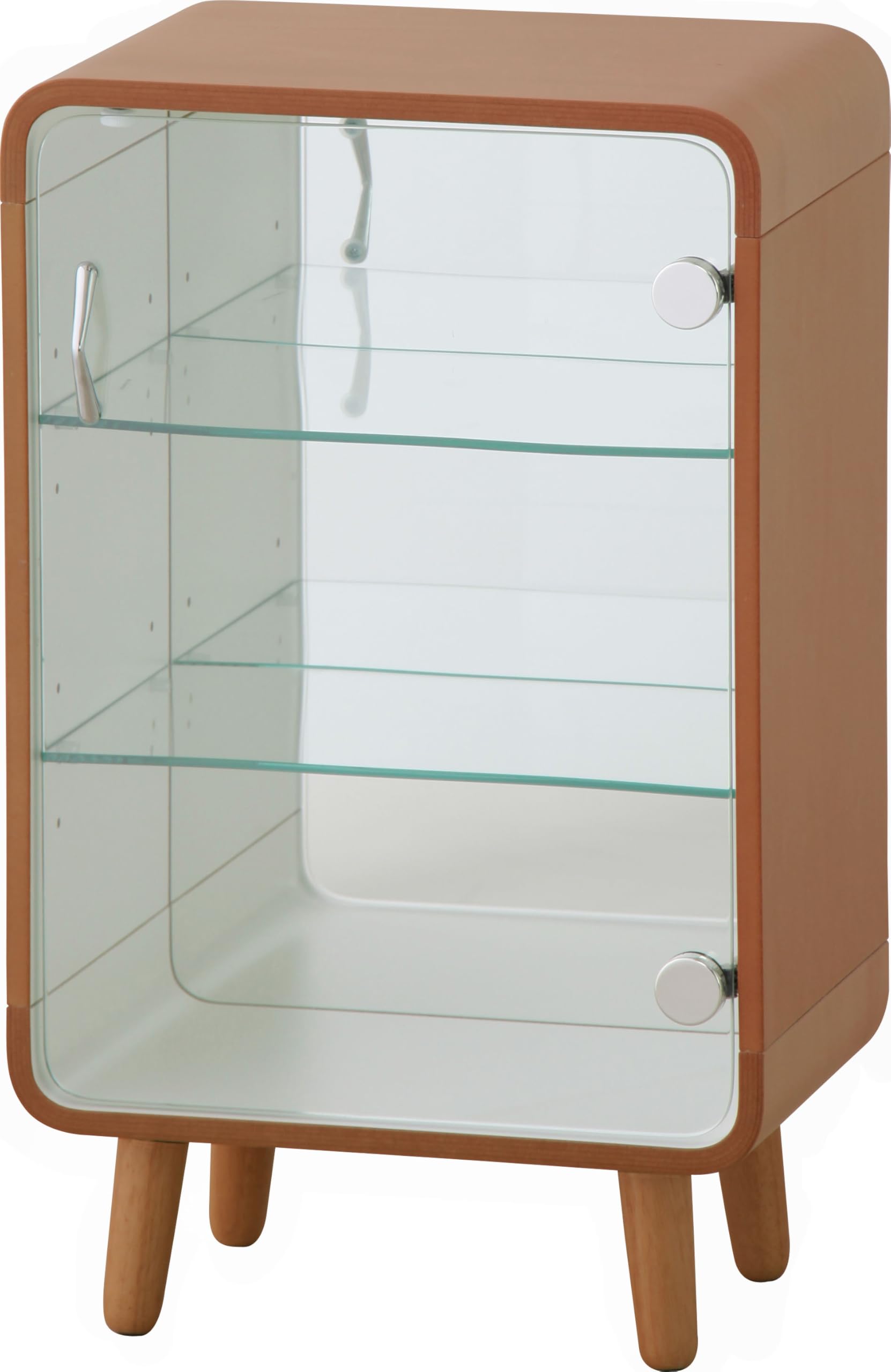 Amazon｜AZUMAYA コレクションシェルフ Sサイズ ブラウン色 PT-611BR  