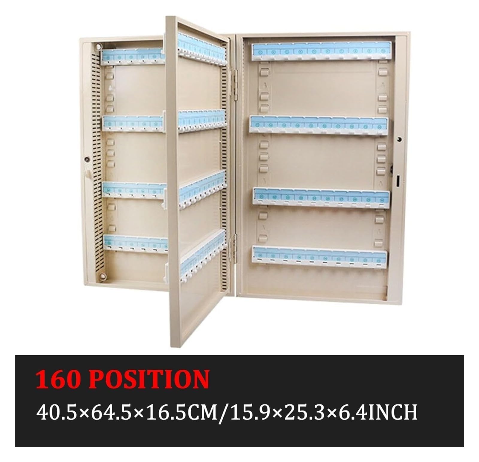Boîte à clés murale sécurisée pour rangement de clés de maison avec crochets, idéale pour les clés de maison et le bureau