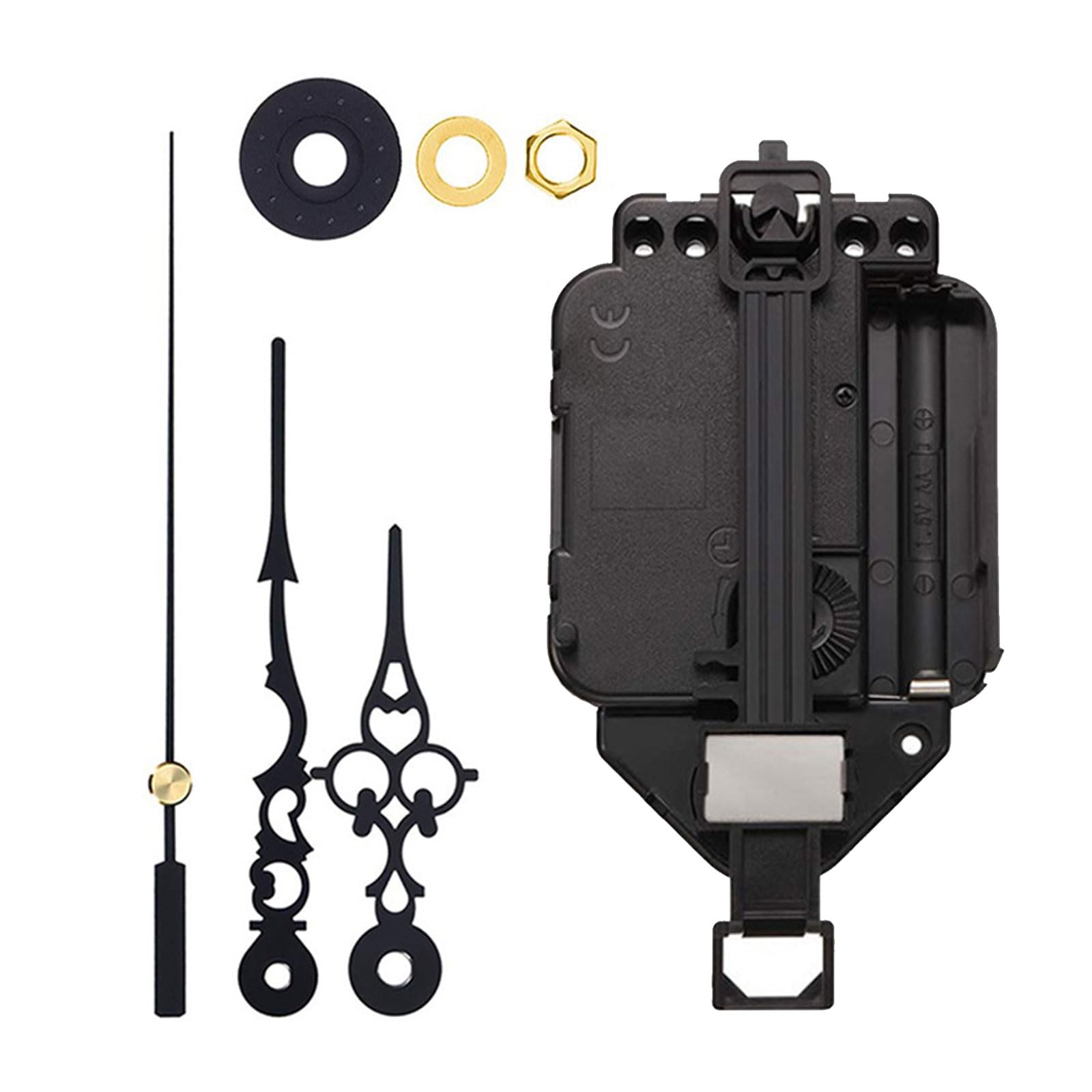 Kalttoy Oscillate Clock Motor Set for Tradition Wall Clocks Maintenance Complimentary Crystal Mechanism Permanent ABS Housing Swing Clock Motion