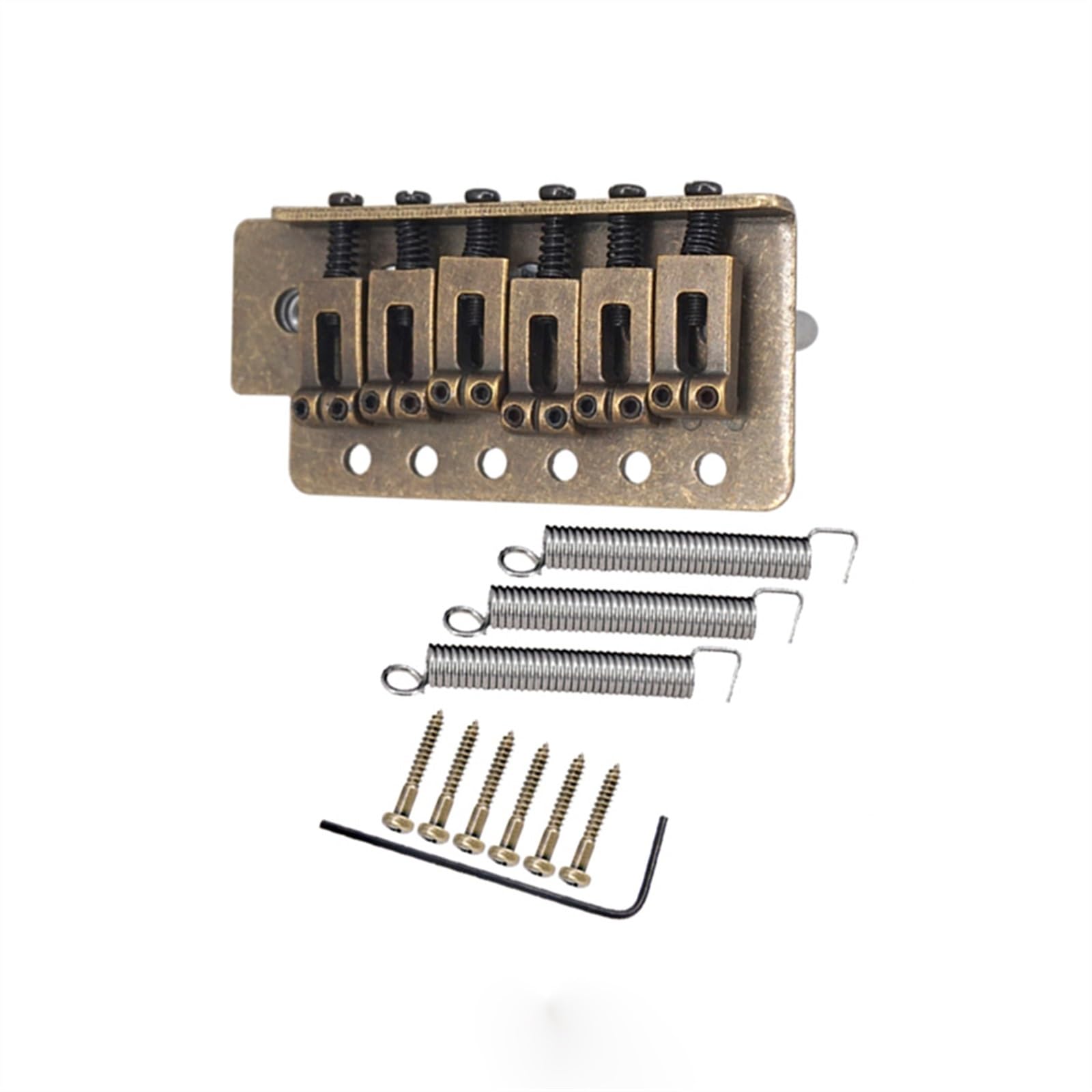 Pont tremolo guitare électrique en alliage robuste avec accessoires complets - 7
