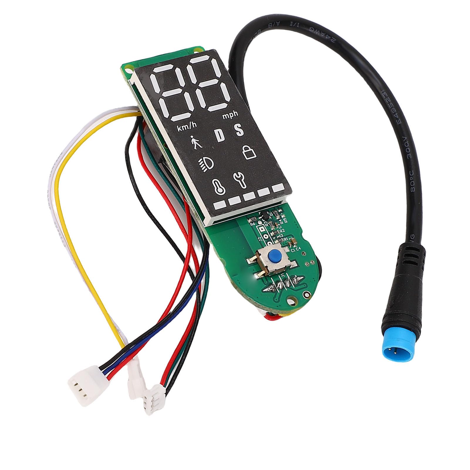 BuyWeek Tablero de Instrumentos Placa de Circuito para Xiaomi M365 Pro/Pro 2/1S Bluetooth de Aleación de Aluminio de ABS para Patinete Eléctrico