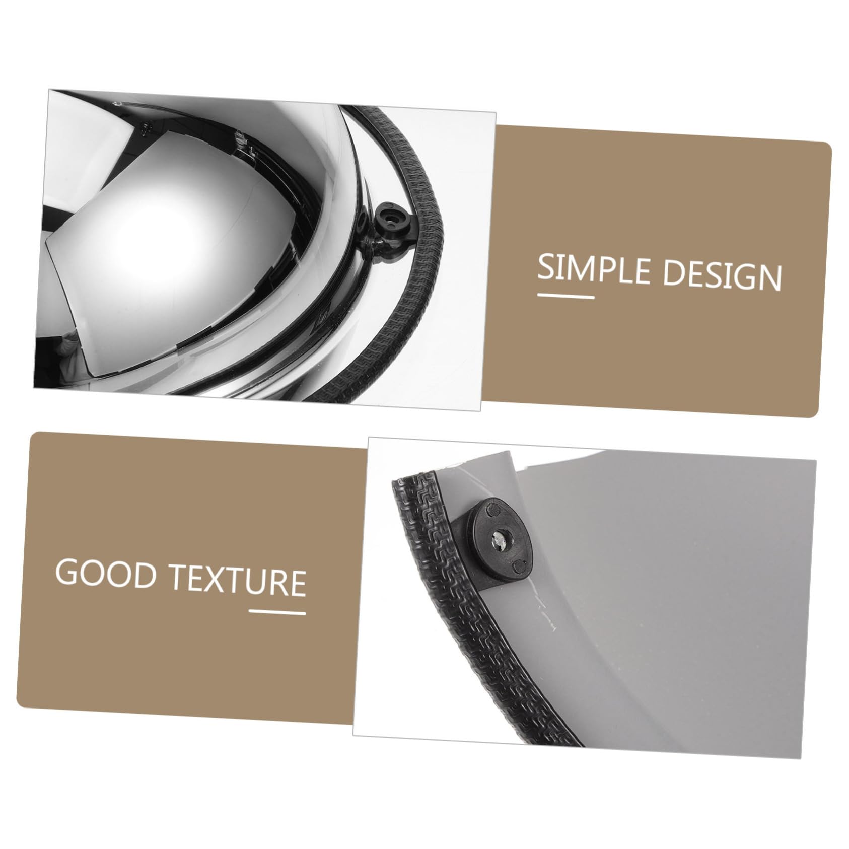 HOMOCONO Convex Mirror Outdoor Traffic Wide-Angle Lens Round Indoor Security Mirror Convex Mirror for Wall Outdoor Driveway Mirror Garage Parking Safety Mirror Parking Mirror Road Acrylic