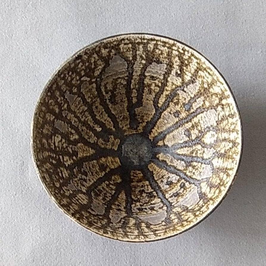 褐釉茶碗茶褐釉茶碗抹茶茶碗唐津茶碗古唐津茶碗茶道具安南南京