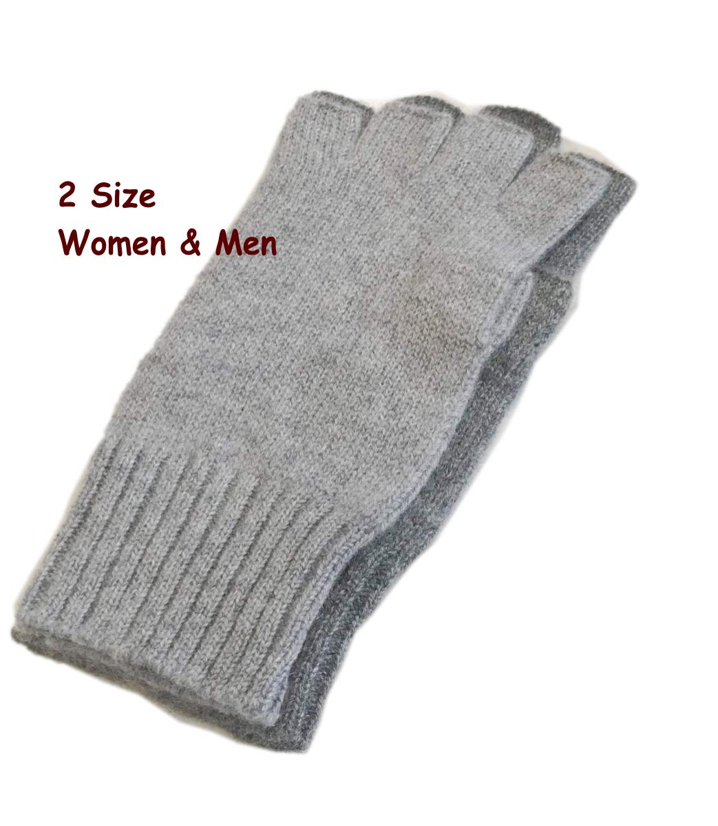 semi-dedo guantes de medio-dedo lana de cachemira suave y caliente