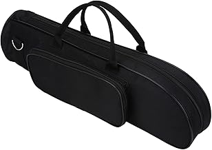 Borsa per tromba: Tessuto Oxford di Alta qualità, Imbottitura Protettiva, Scomparto Multiplo, Accessorio Portatile e Perfetto (BLACK)