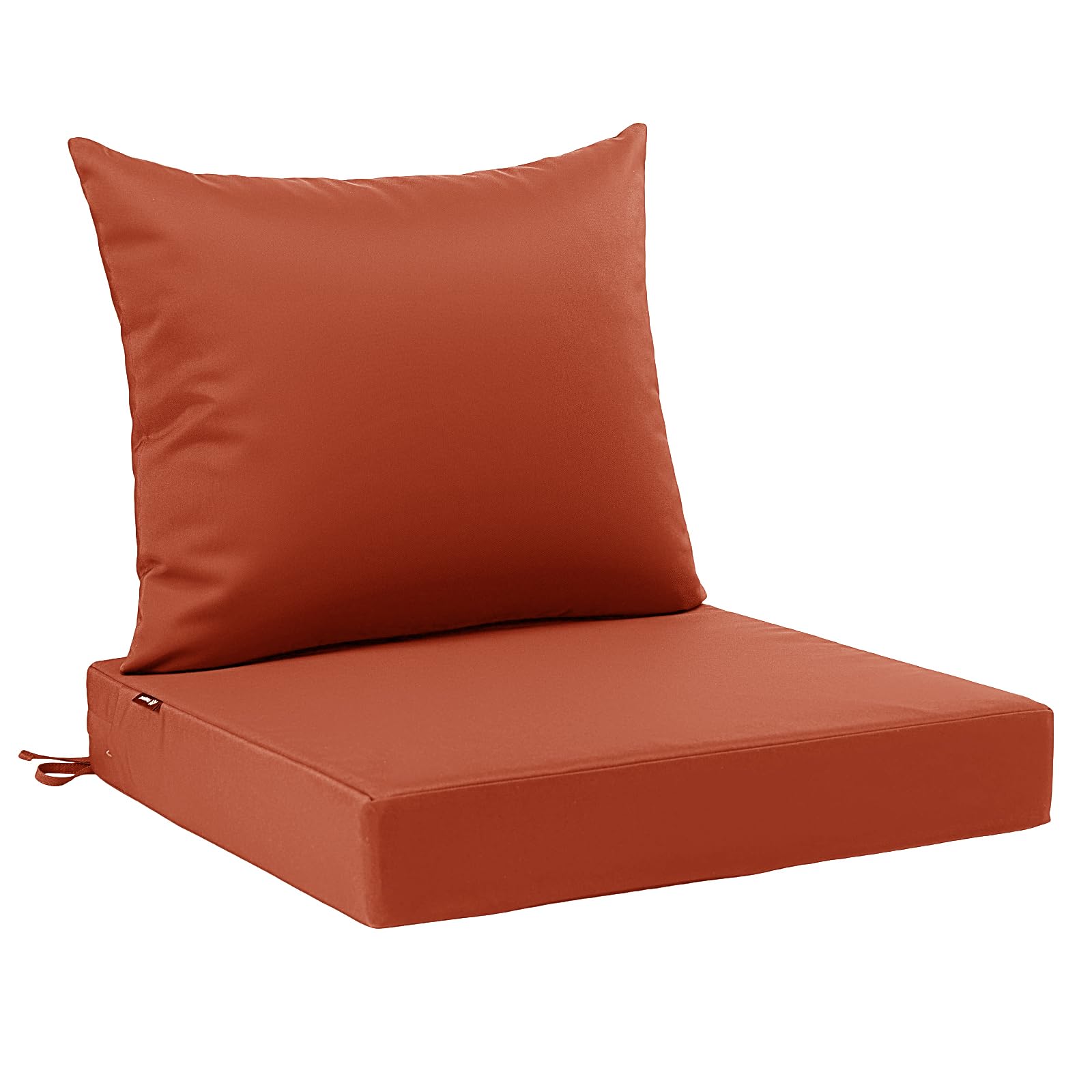 Photo 1 of Favoyard Outdoor Seat Cushions Set, Red, 24 x 24 Inch