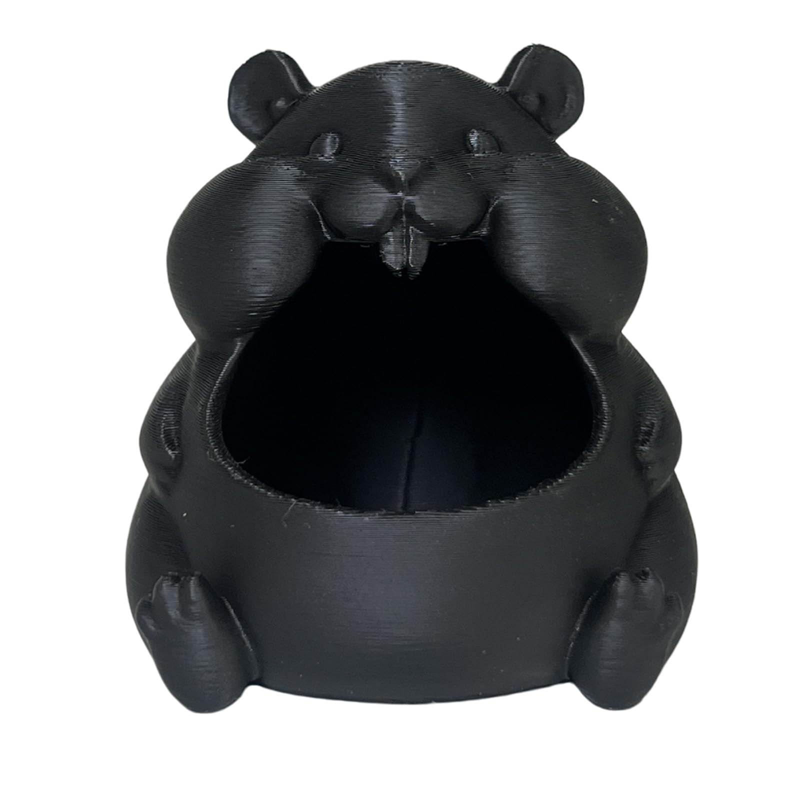 Woedpez Compact Hamster Molded Decorative Dishes Desk Organizers for Organizing Little Things Around the House Small Item Storage Box