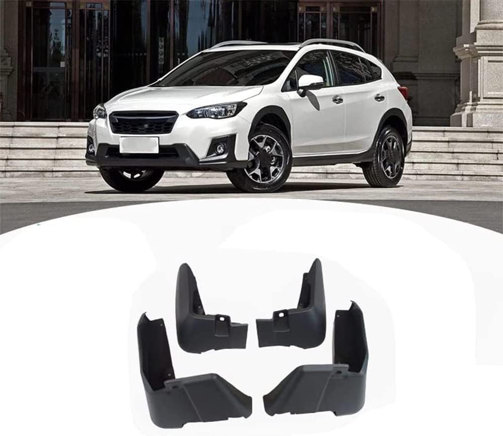 lijiazhe Front and Rear Mud Flaps Splash Guard for Subaru XV 2012-2022, No Drilling Auto Mudguards.